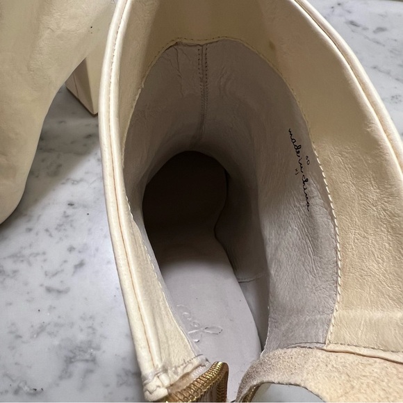 JOIE gold zip cream boot - Picture 9 of 10